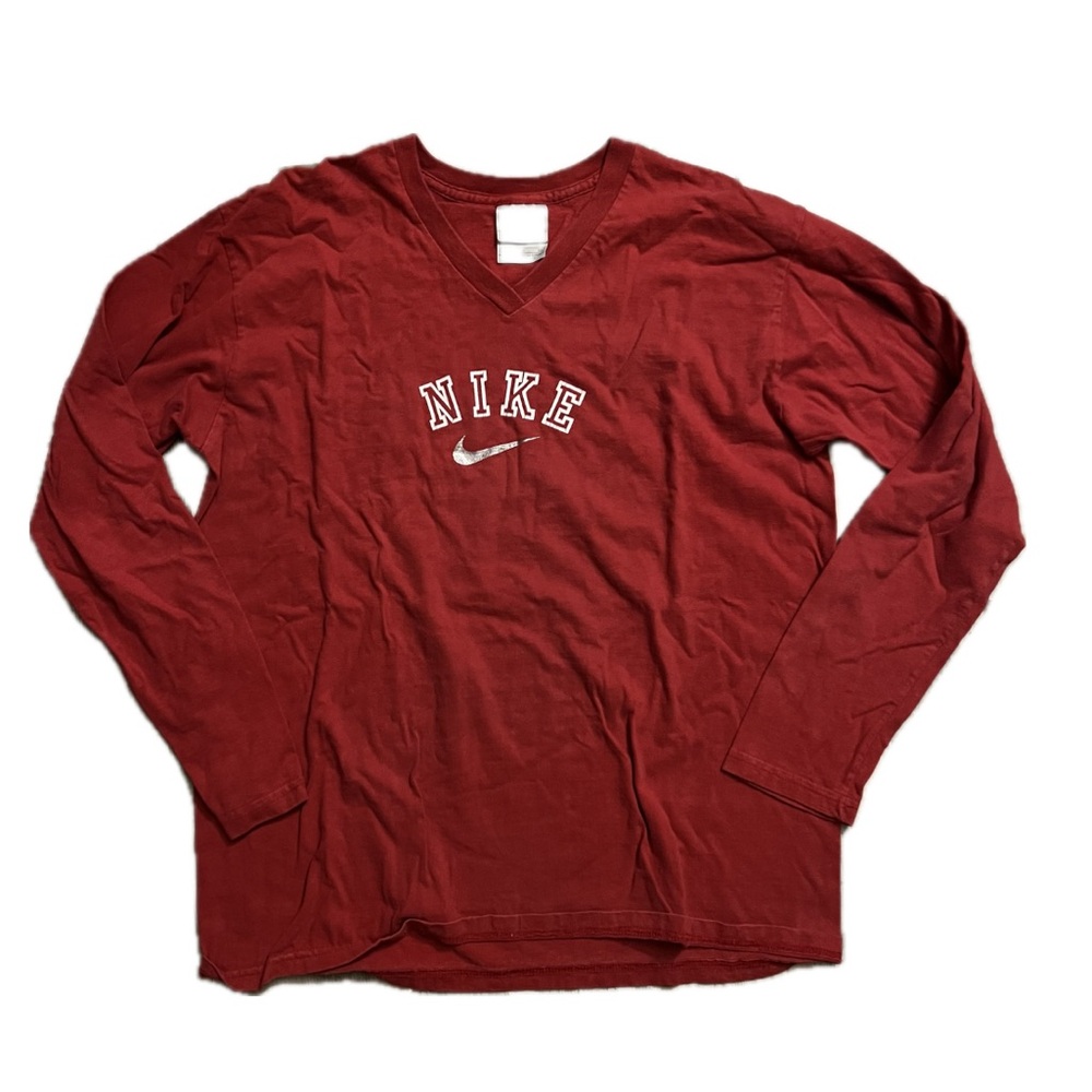 Size XL Nike red long-sleeve shirt